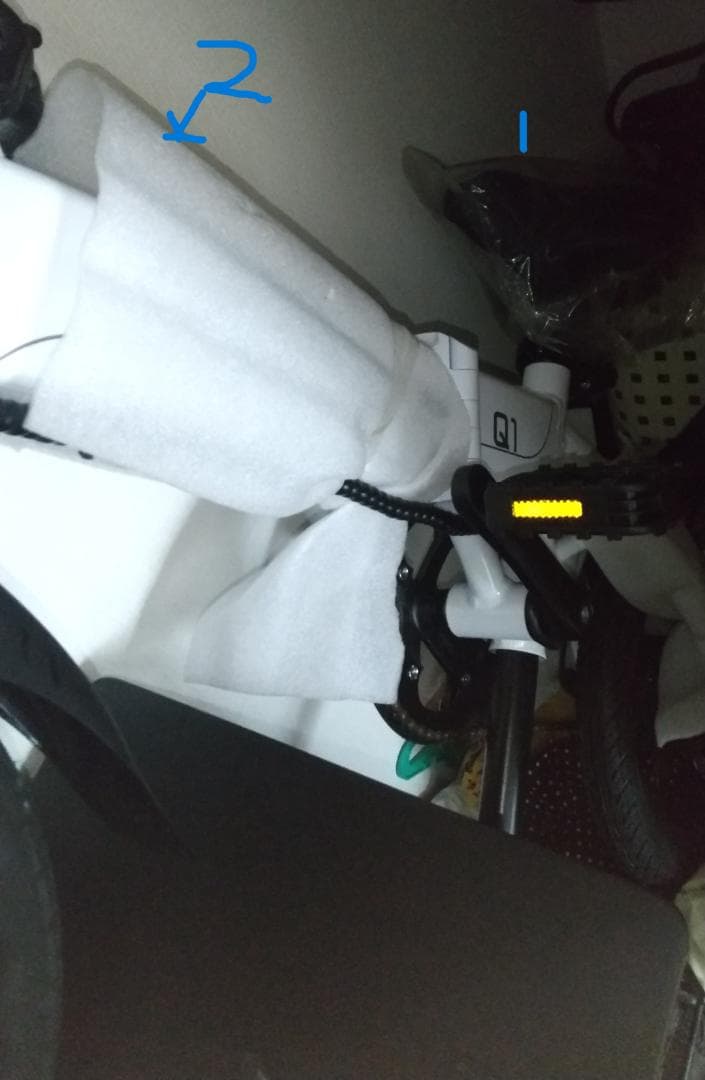 ★新品未使用★ミニベロ★Hold On★電動アシスト自転車★ホワイト★