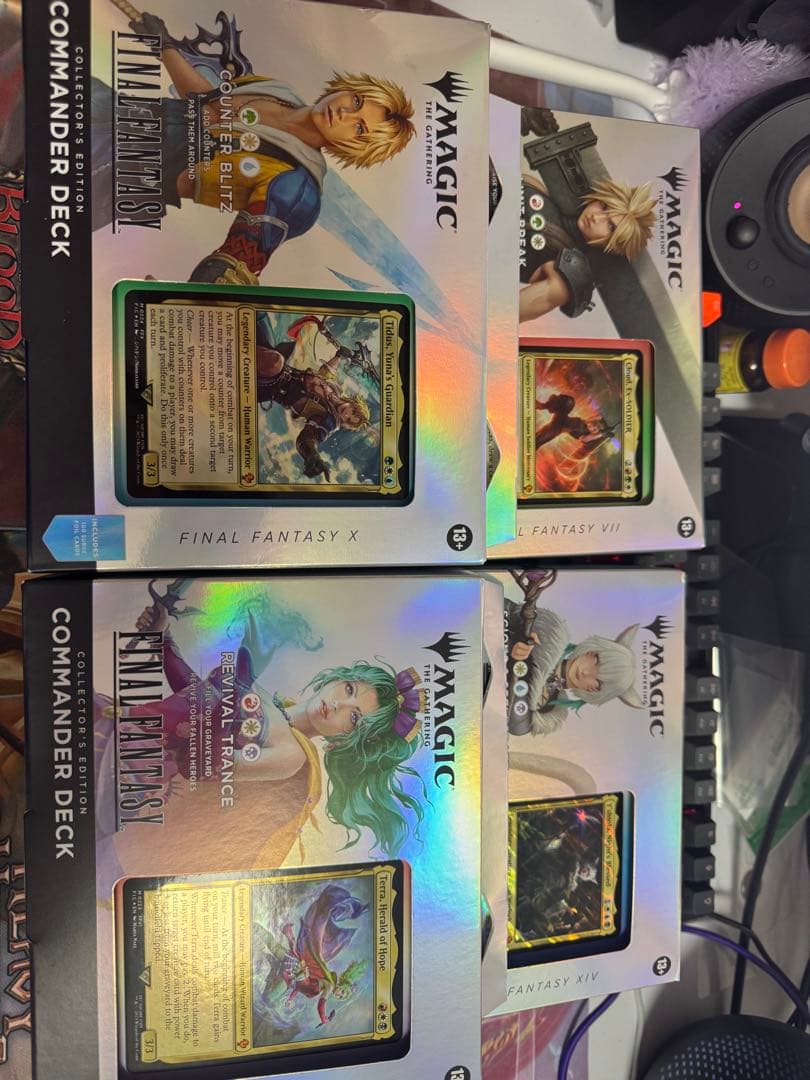 MTG FF コレクター版統率者デッキ 英語 4種セット ファイナルファンタジー