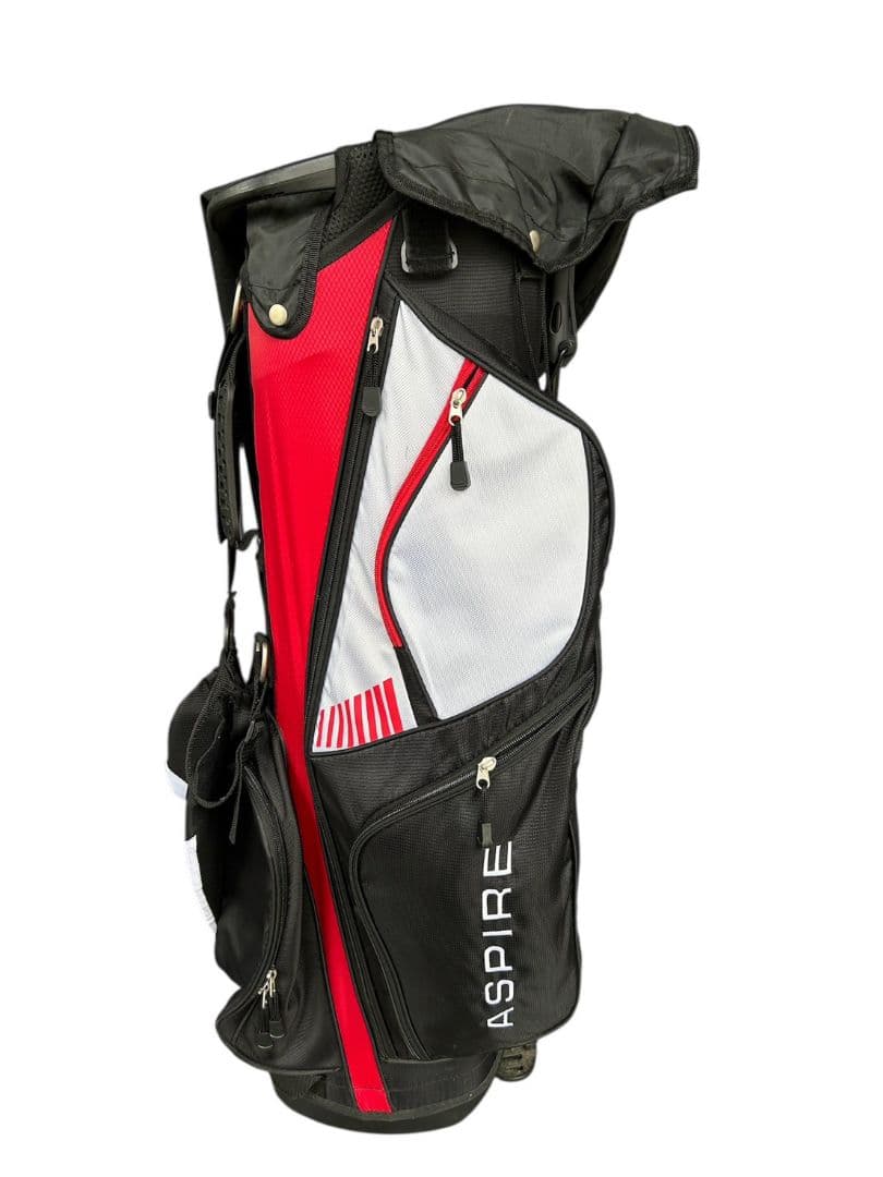 1033 初心者向け　ASPIRE メンズゴルフクラブセット　キャディバッグ付