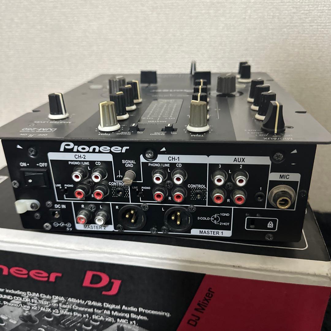 PIONEER DJM-250-K DJミキサー 箱付き