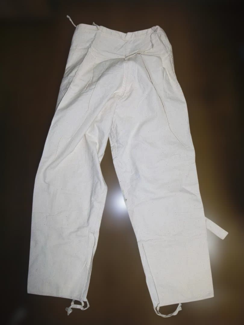 旧日本海軍「作業衣（ズボン）偕行社　３本」未使用品