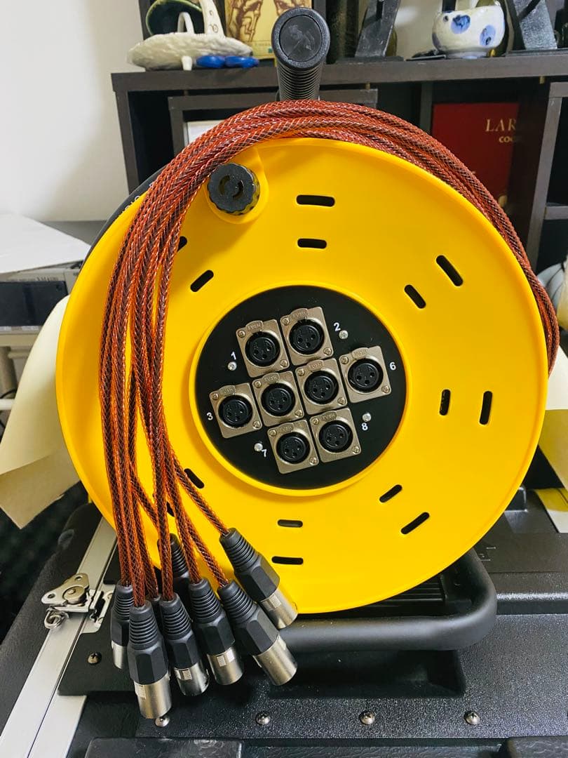 Kyoritsu AI502-25Mドラム式8CHマルチケーブル(約25m）