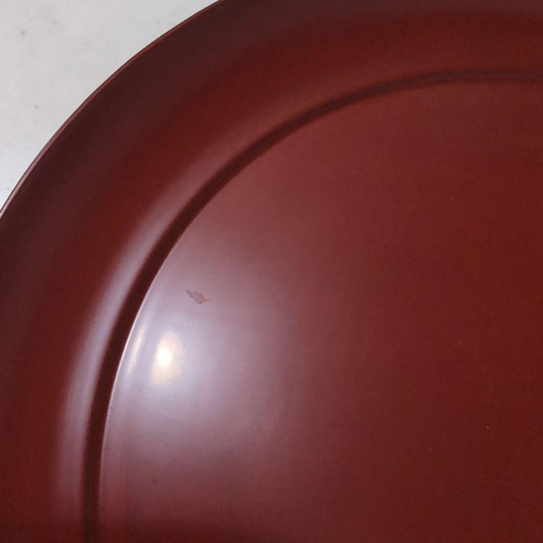 浄法寺塗　大皿　椿皿