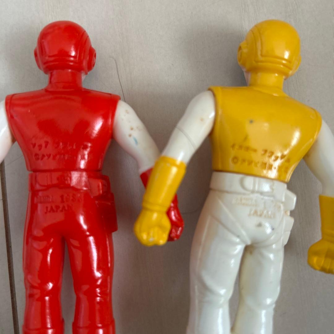 昭和レトロ　超貴重　超新星フラッシュマン　ソフビ5体セット