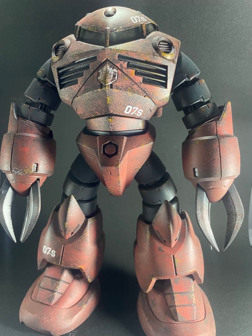 バンダイMG 1/100シャア専用ズゴックMSM-07Sエイジング全塗装完成品