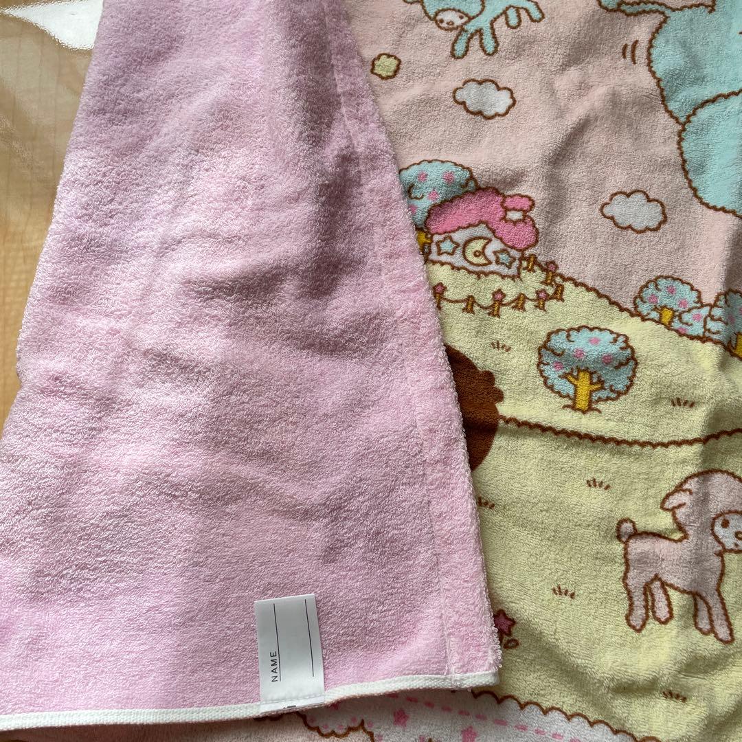 新品　リトルツィンスターズ　アニマル　キキララ バスタオル　Sanrio