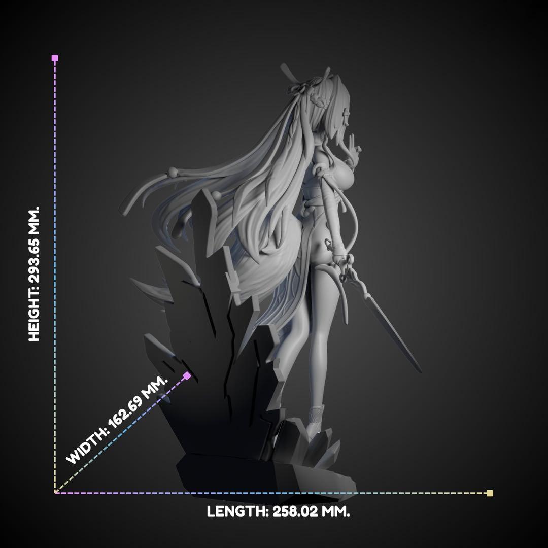 ゼンゼロ　ZZZ 美女　美少女　ガレージキット　未塗装未組立　1/7