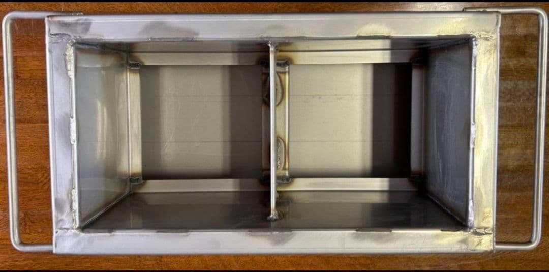 手作りステンレス バーベキューコンロ