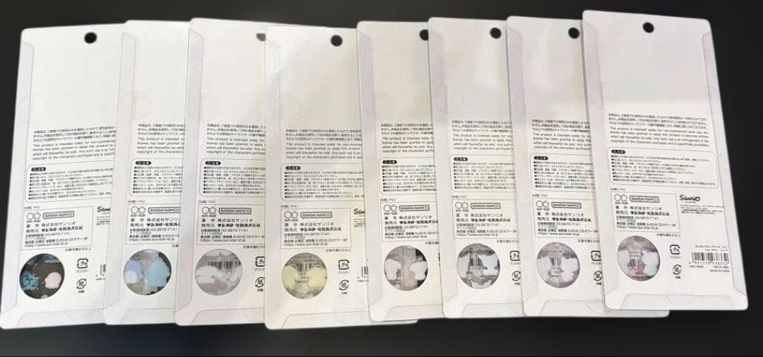 サンリオ　ボンボンドロップシール　ミニ　全種　8枚