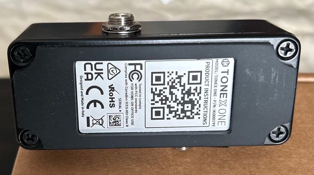 IK Multimedia TONEX ONE ギターエフェクター　初期化済