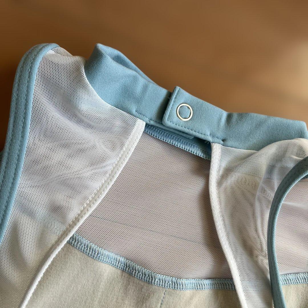 Chacott 水色 ハイネック レオタード　140