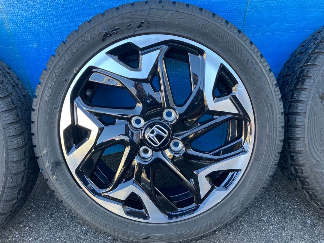 N BOXアルミホイール スタッドレスタイヤ4本セットHONDA TOYOタイヤ
