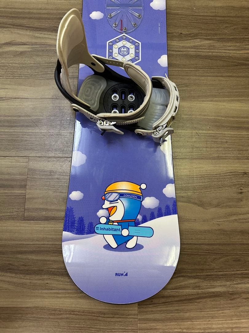スノーボード DORAEMON 140cm ビンディングSALOMON XS