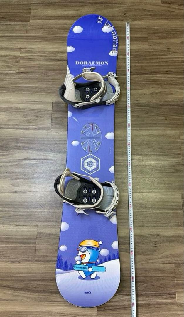 スノーボード DORAEMON 140cm ビンディングSALOMON XS