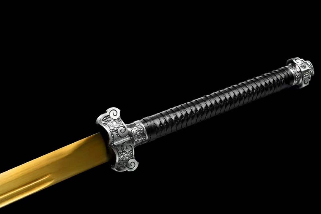 『刺繍春刀——金セミ』古兵器 武具　刀装具　日本刀　模造刀 居合刀 長尺