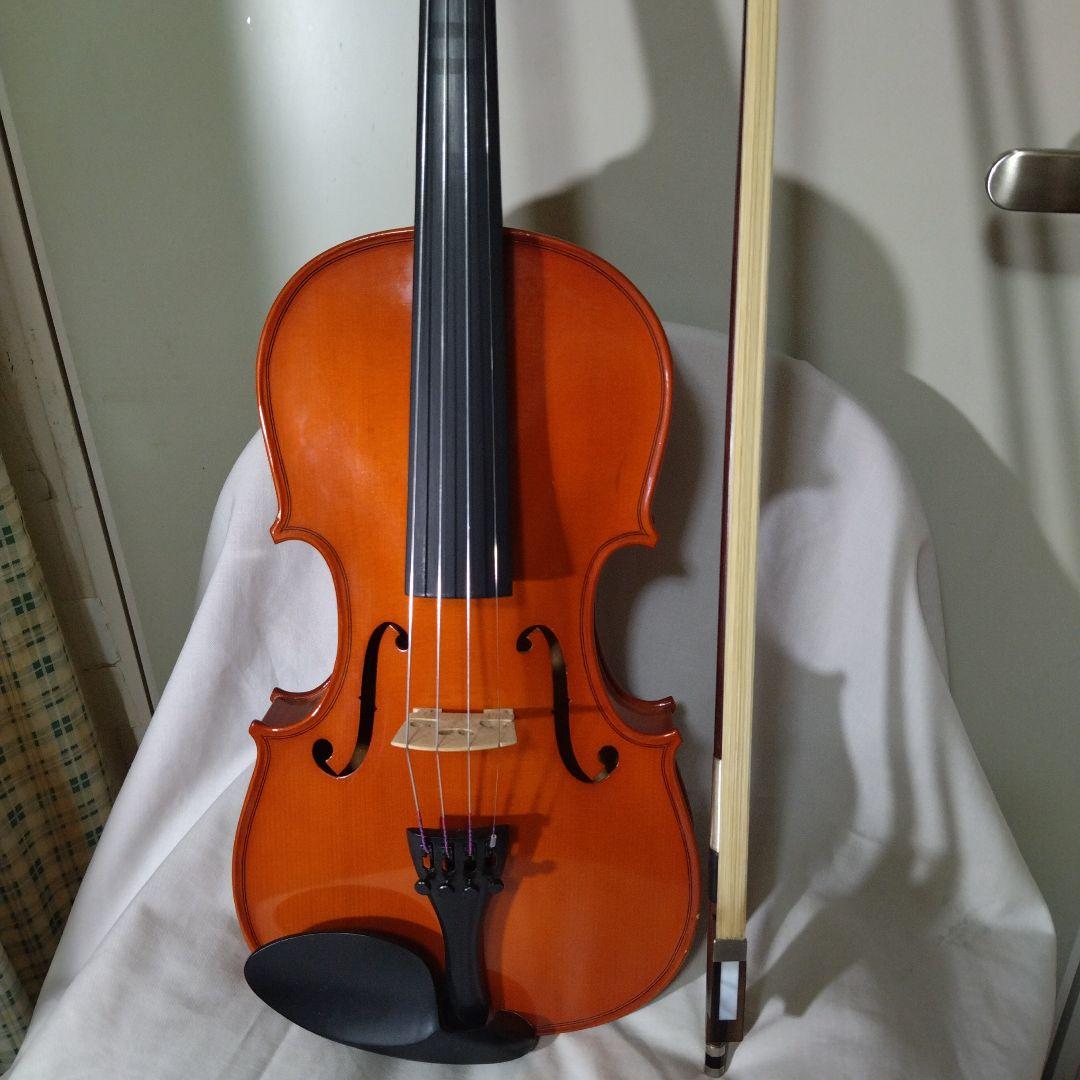 ♥大人用4/4♥ロマンツァバイオリン♥新品未使用品♥美品♥弓ケ―ス松脂調子笛付