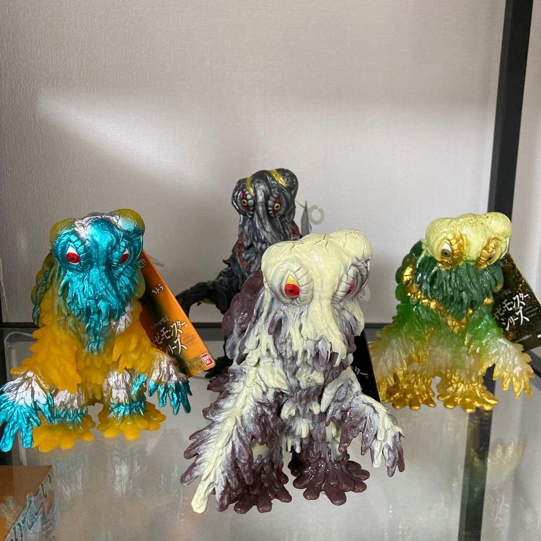 ムービーモンスターシリーズ ヘドラ ソフビ 4体セット