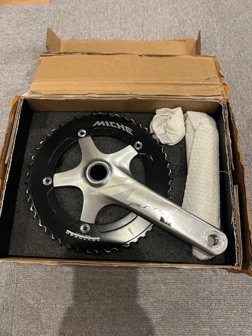 自転車本体 MICHE PISTARD 2.0 SILVER & phil wood BB