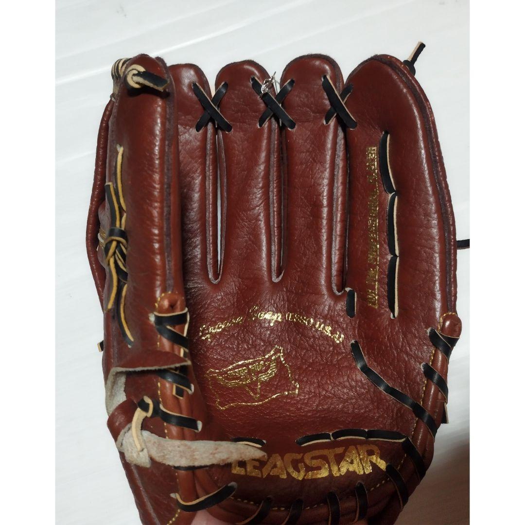 タグ付　リーグスター　大人用軟式野球グローブ　LGS 1234 牛革