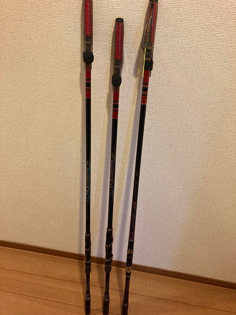 がま磯　磯竿4本　マスターモデル尾長・口太　インテッサGV アテンダー2