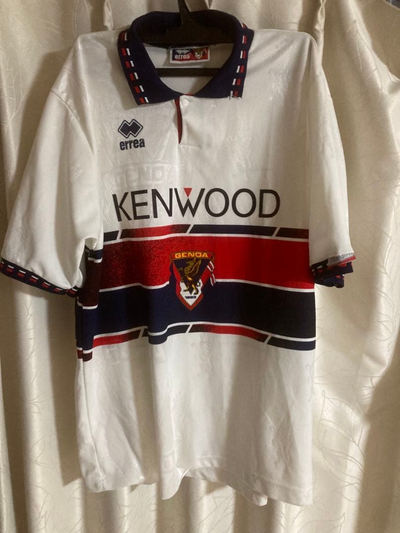 94/95 ジェノア ユニフォーム GENOA ゲームシャツ 三浦知良 90s