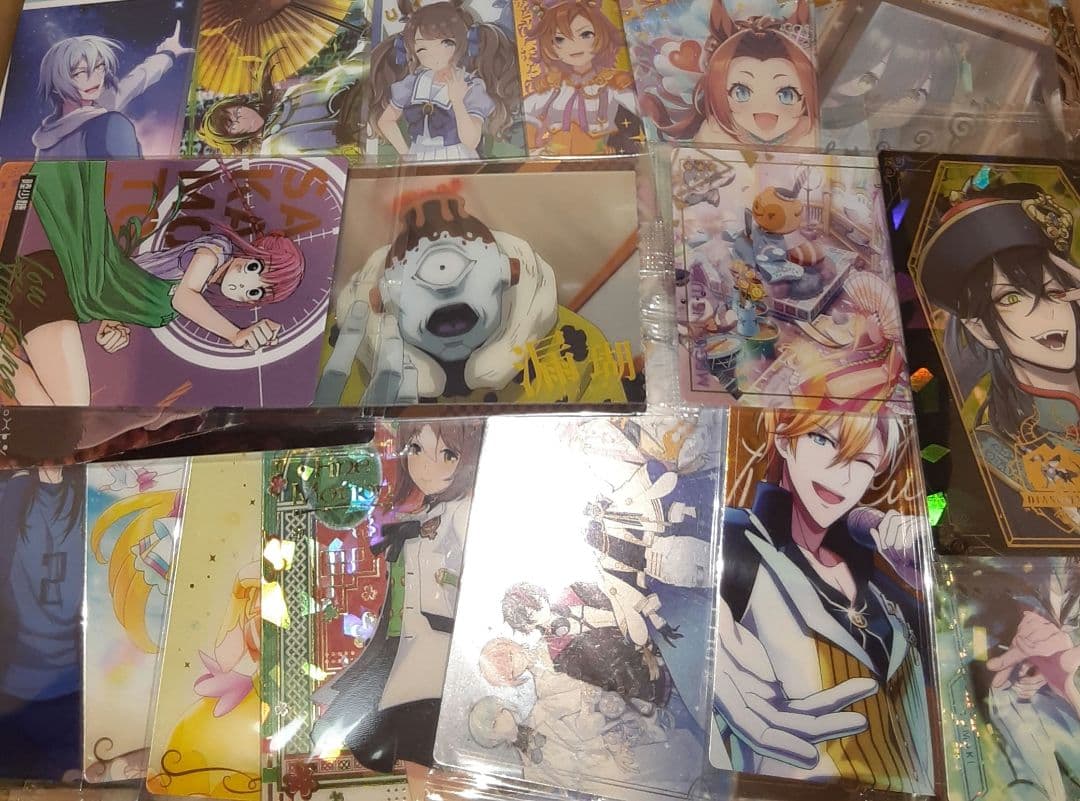 アニメグッズ シール・カード 大量 まとめ売り 1500点