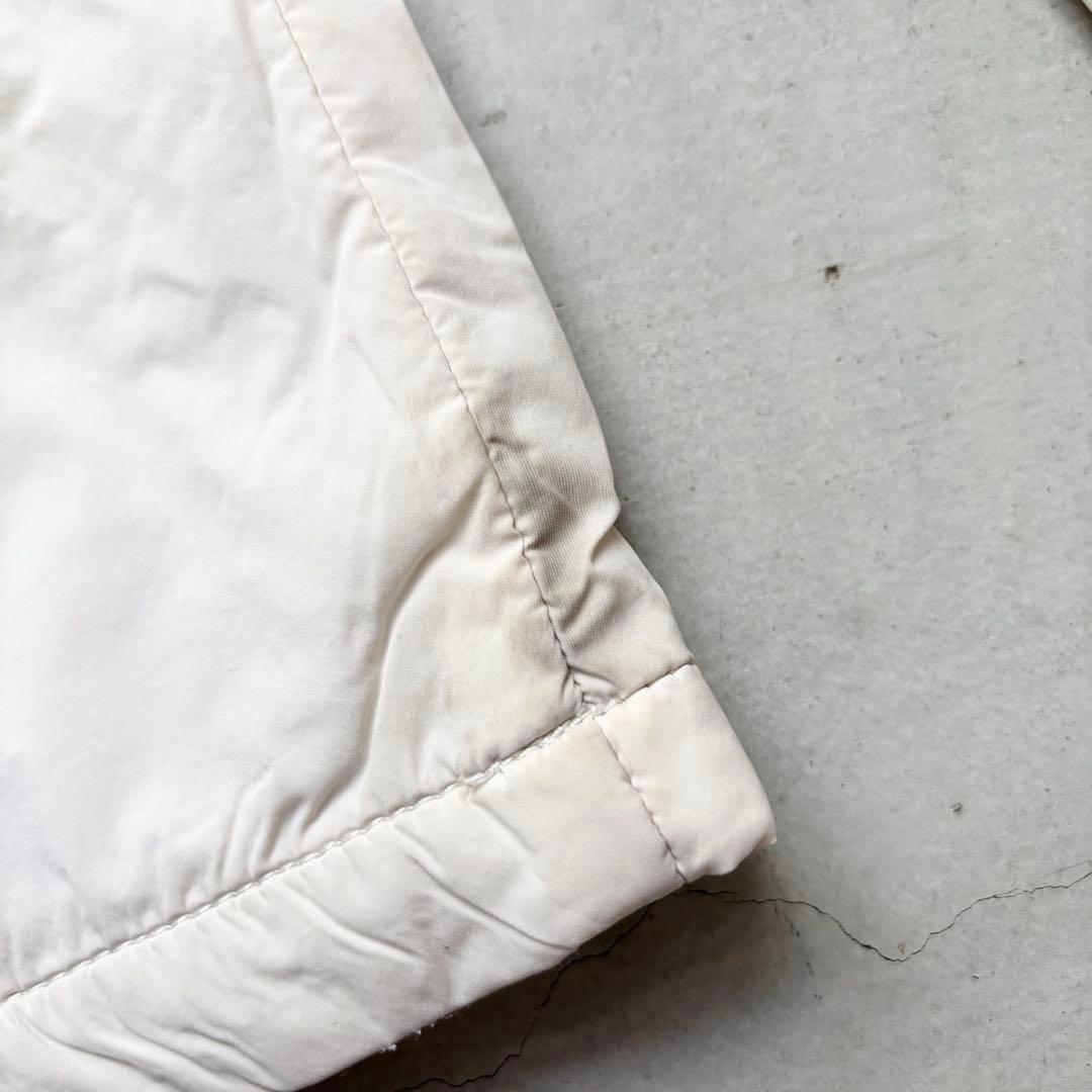 MASTER BUNNY EDITION 蓄熱裏地 中綿ロングパンツ ロゴ 白