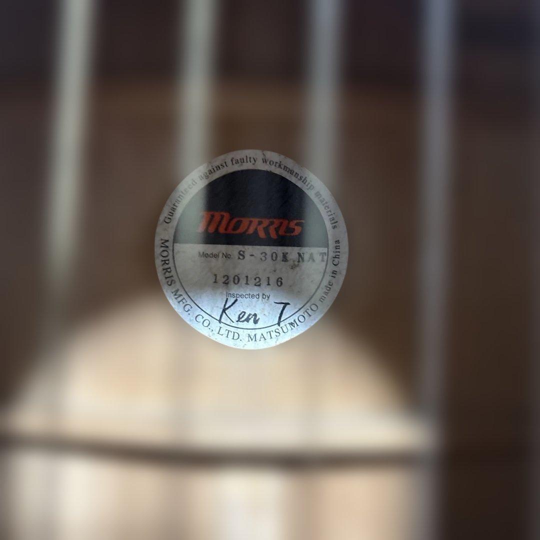l*y様 Morris モーリス アコースティックギター S-30K 2018年