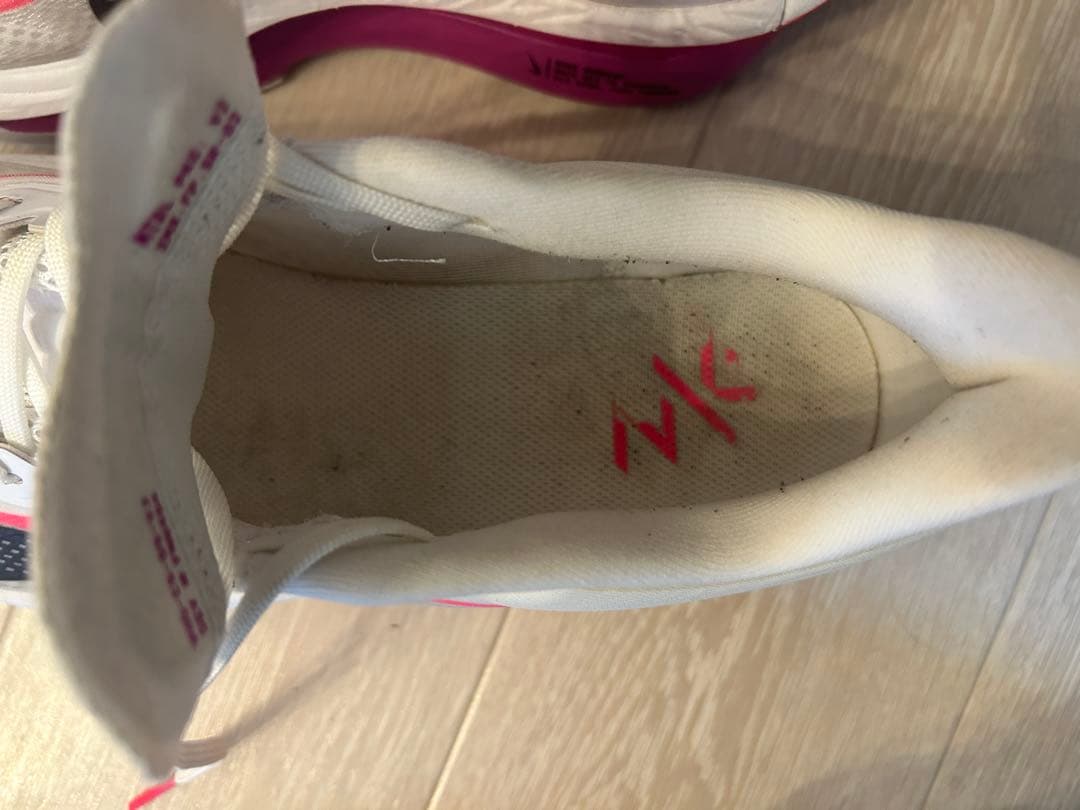 Nike Zoom Fly 6 サイズ27.5cm ホワイト/ブラック/ピンク