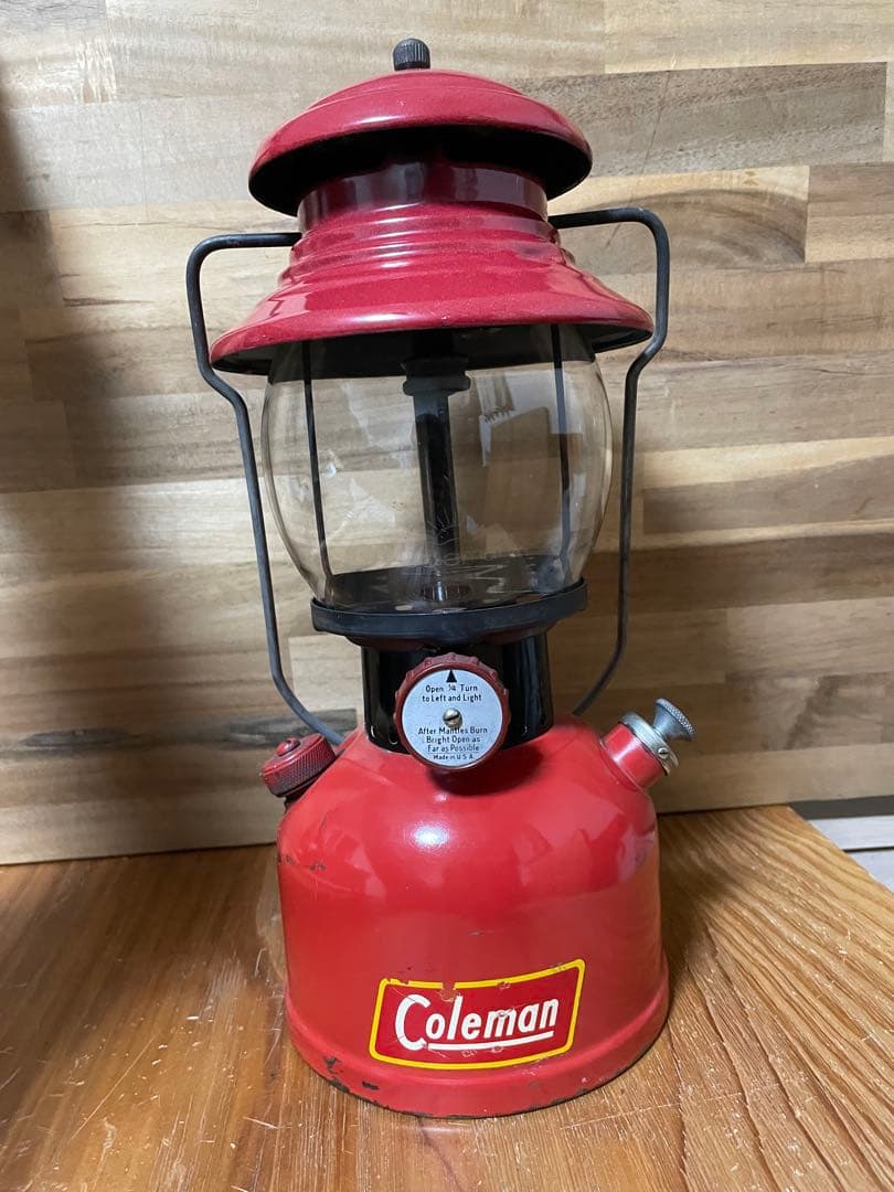コールマンランタン　200A ブラックバンド　イエローボーダー