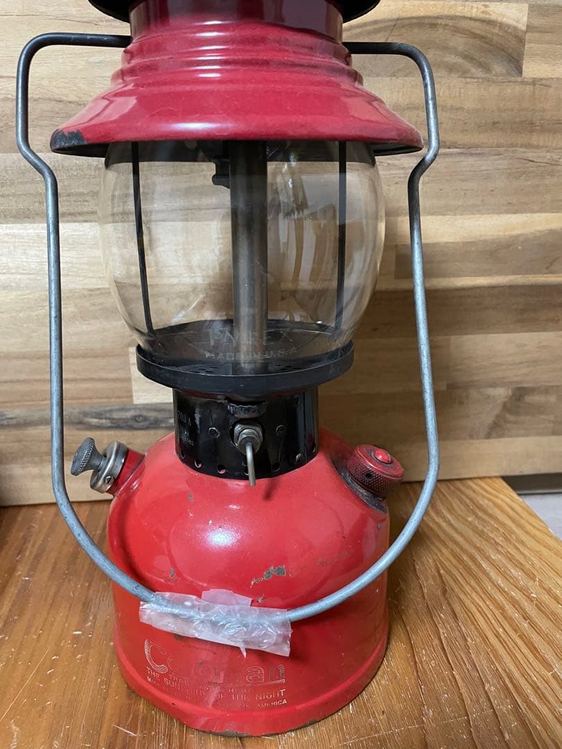 コールマンランタン　200A ブラックバンド　イエローボーダー