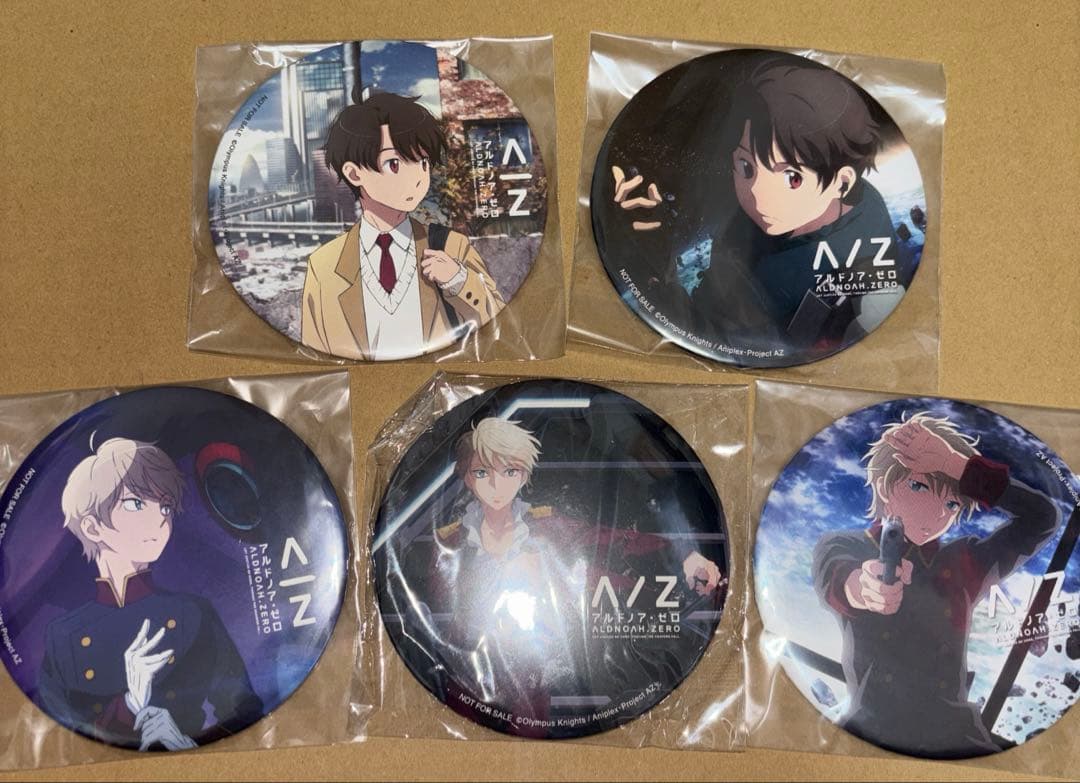 アルドノア・ゼロ　界塚伊奈帆　スレイン・トロイヤード　缶バッジ