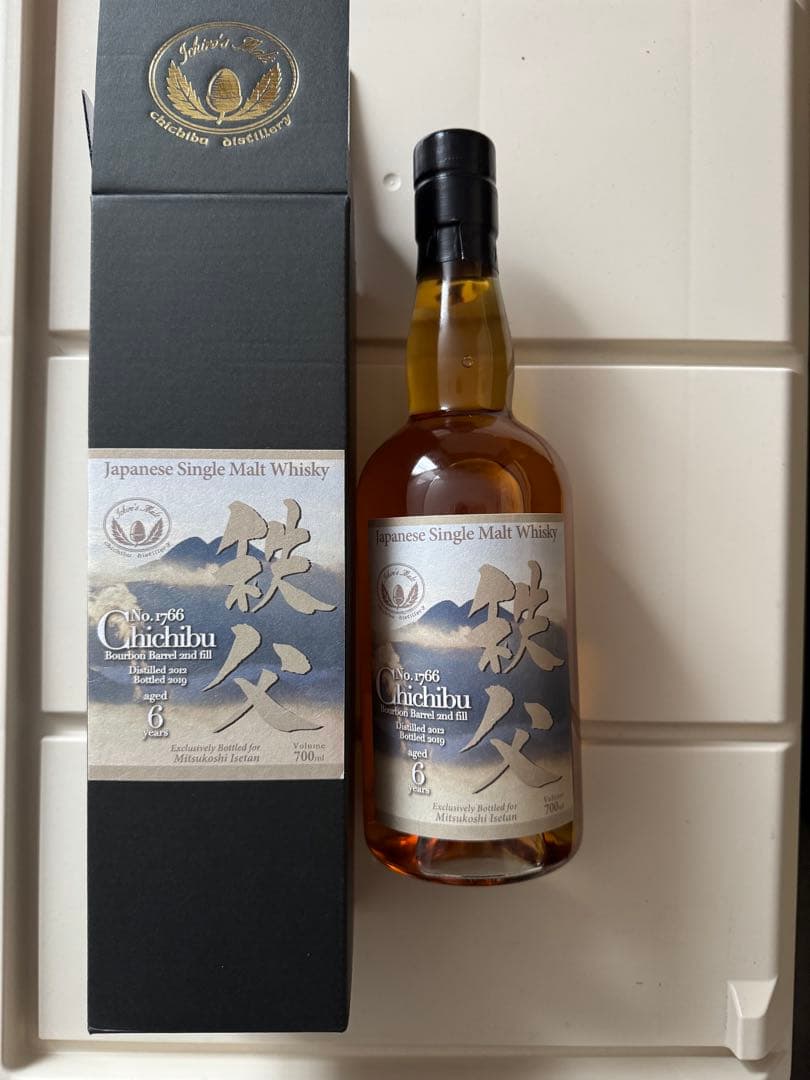 秩父 6年　#1766 バーボンバレル　700ml 58%