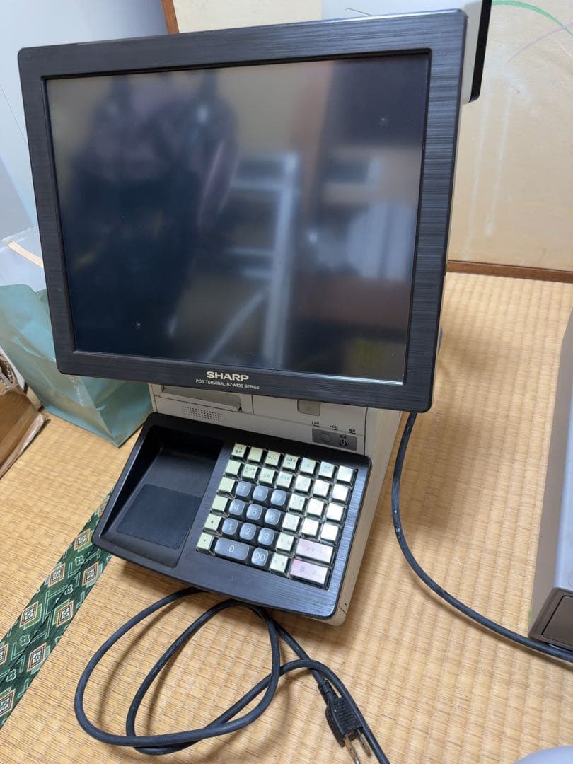 【アクセモバ】SHARP レジスター ホワイト【RZ-A430】