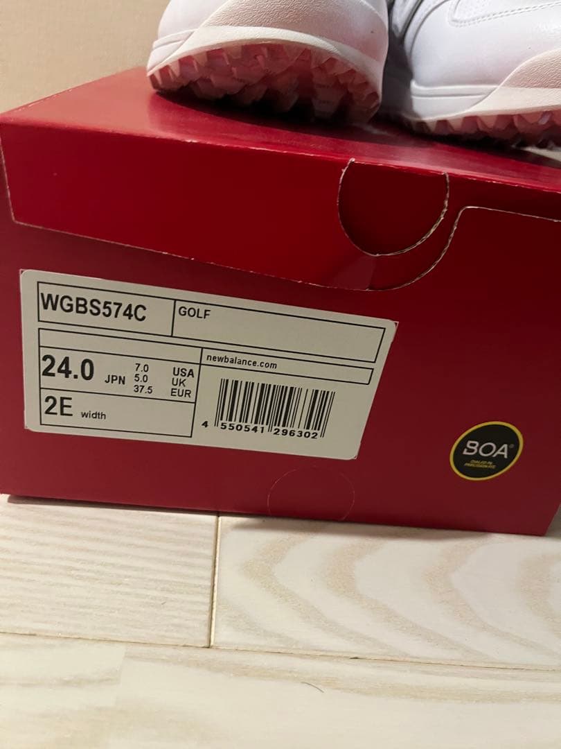 【美品】レディース ゴルフシューズ 24cm New Balance 574