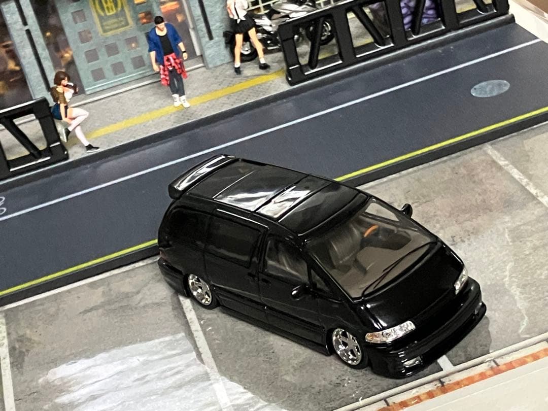 トヨタ　エステマ　ファブレス　フルエアロ　1/64 改造