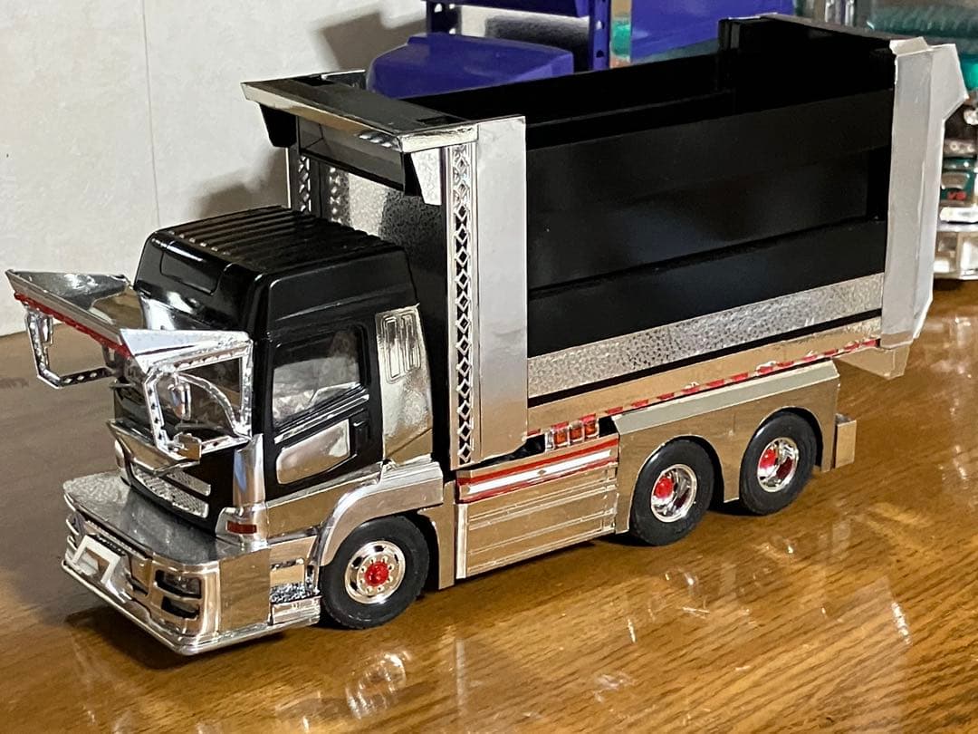 デコトラダンプ、1/32スーパーグレートデカ箱ダンプ、完成品