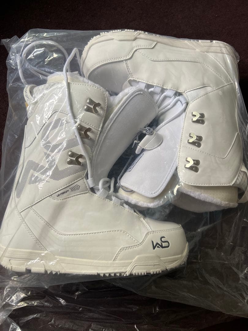 スノーボードブーツ 男女用 ホワイト26.5cm