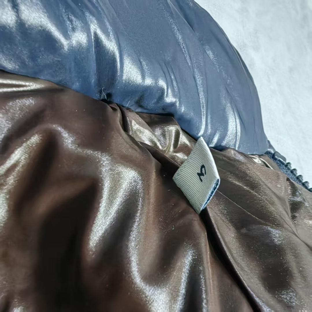 ダウンベスト ネイビー エンブレム付き L