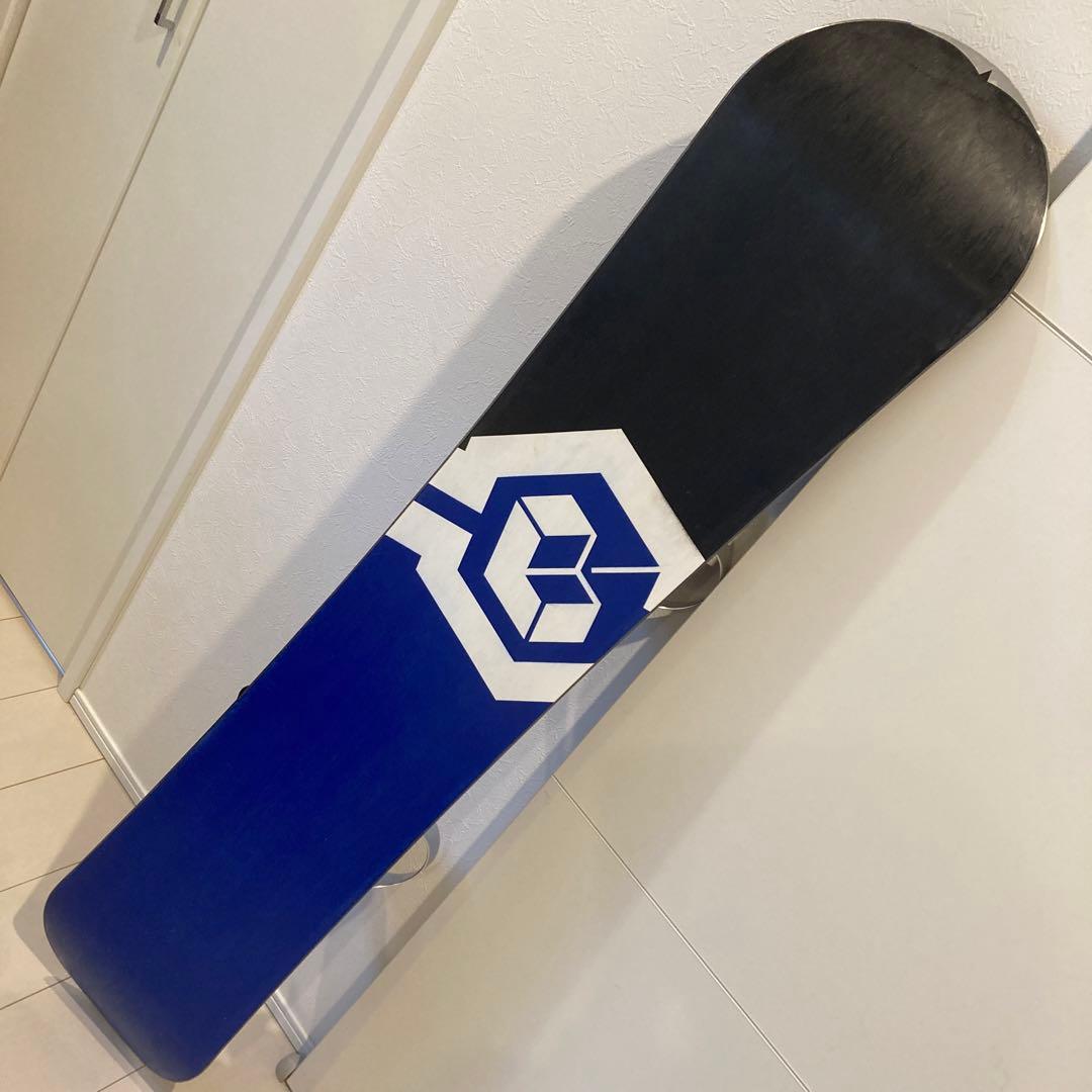 スノーボード 星柄デザイン バインディング付き 長さ154cm カバー付き