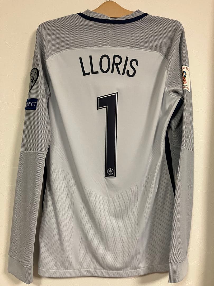 支給品フランス代表GKユニフォーム　ウーゴロリス選手ワールドカップ予選長袖