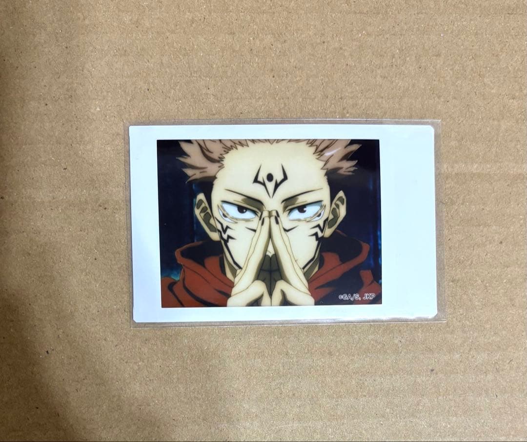 呪術廻戦　両面宿儺　缶バッジ　ブロマイド　チェキ風カード　まとめ売り