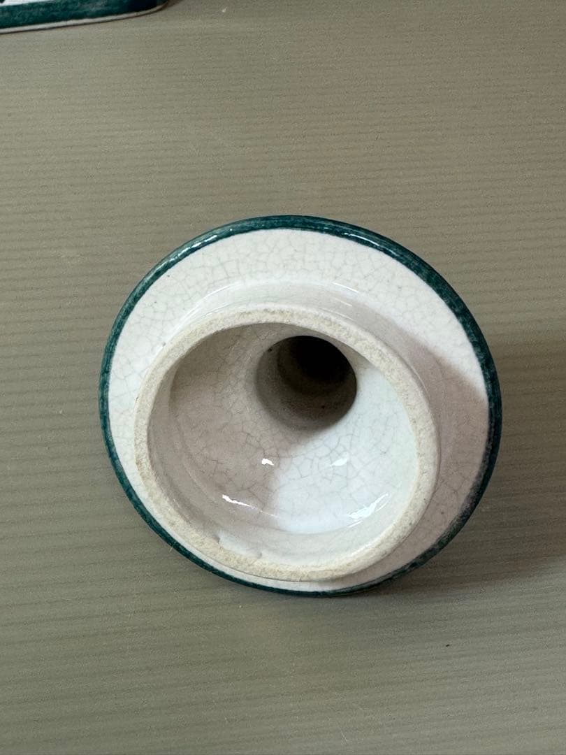 2714 中国骨董　花鳥文　壷　時代物