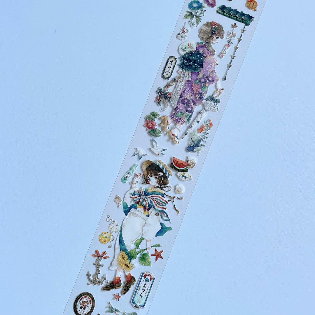 【M-42】 shine studio 四季歌　1ループ　マステ切り売り