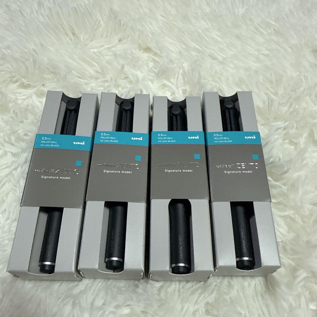 三菱 ユニボールゼント シグニチャー zento 0.5 ブラック 4本セット