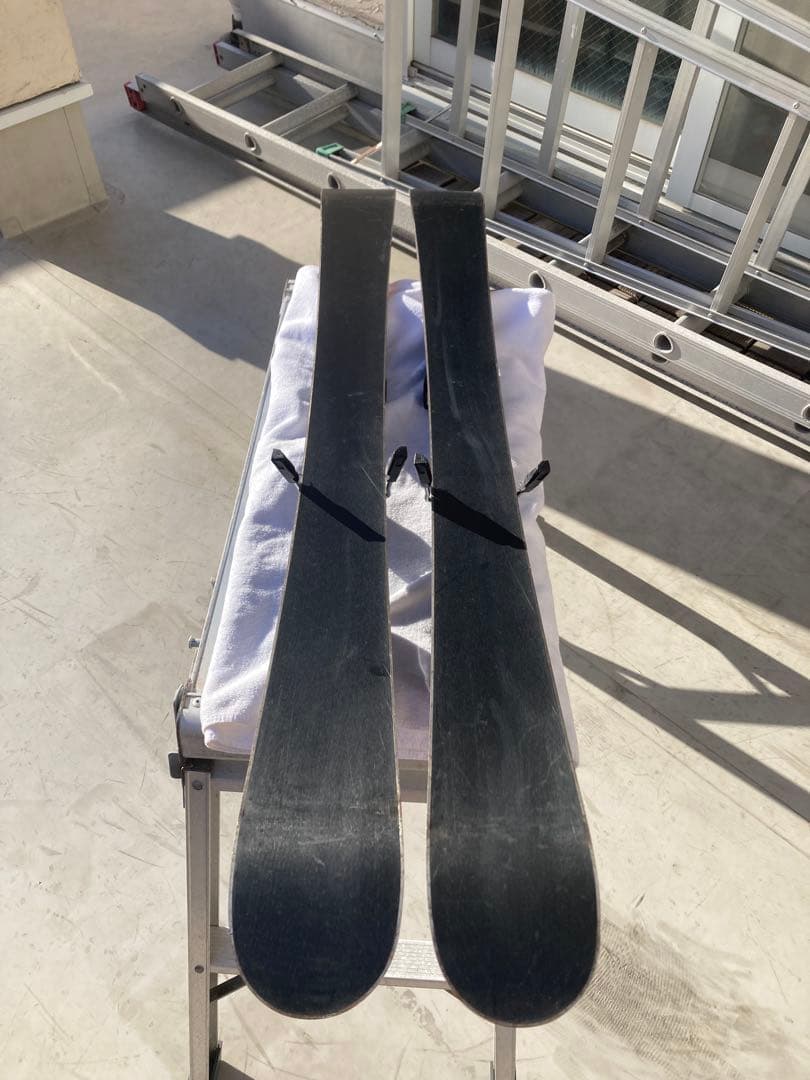 ショートスキー(ファン　ミッド　ミドル)ボードと解放ビィンディングのセット