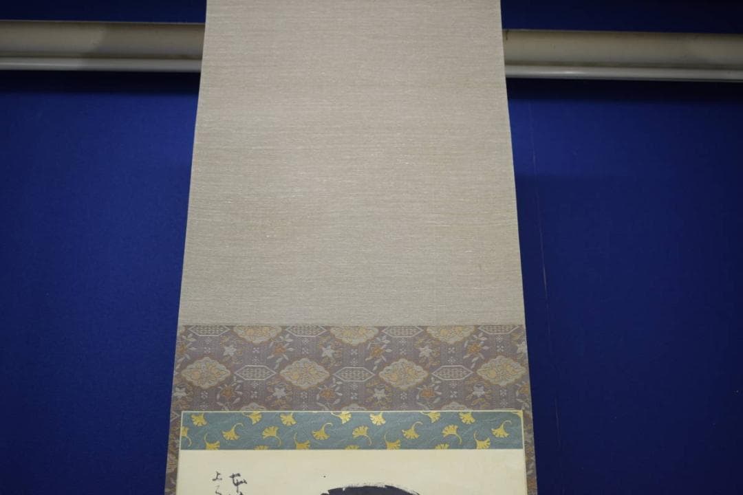 不詳/作者不詳/和尚/画/句/布袋屋掛軸HI-189