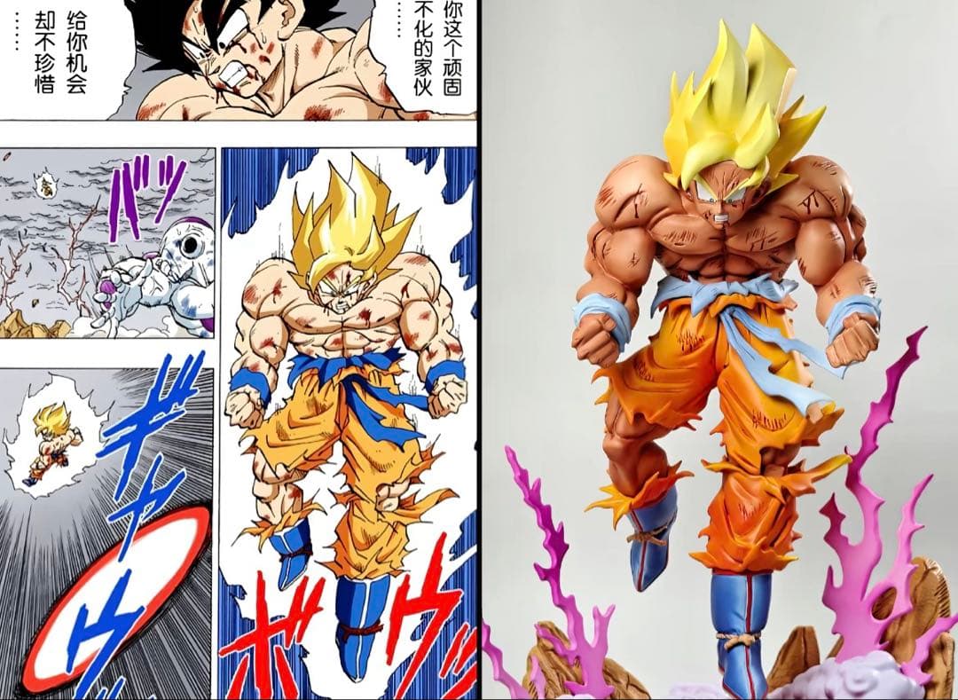 ドラゴンボールガレージキット　超サイヤ人 孫悟空　レジン スタチュー フィギュア