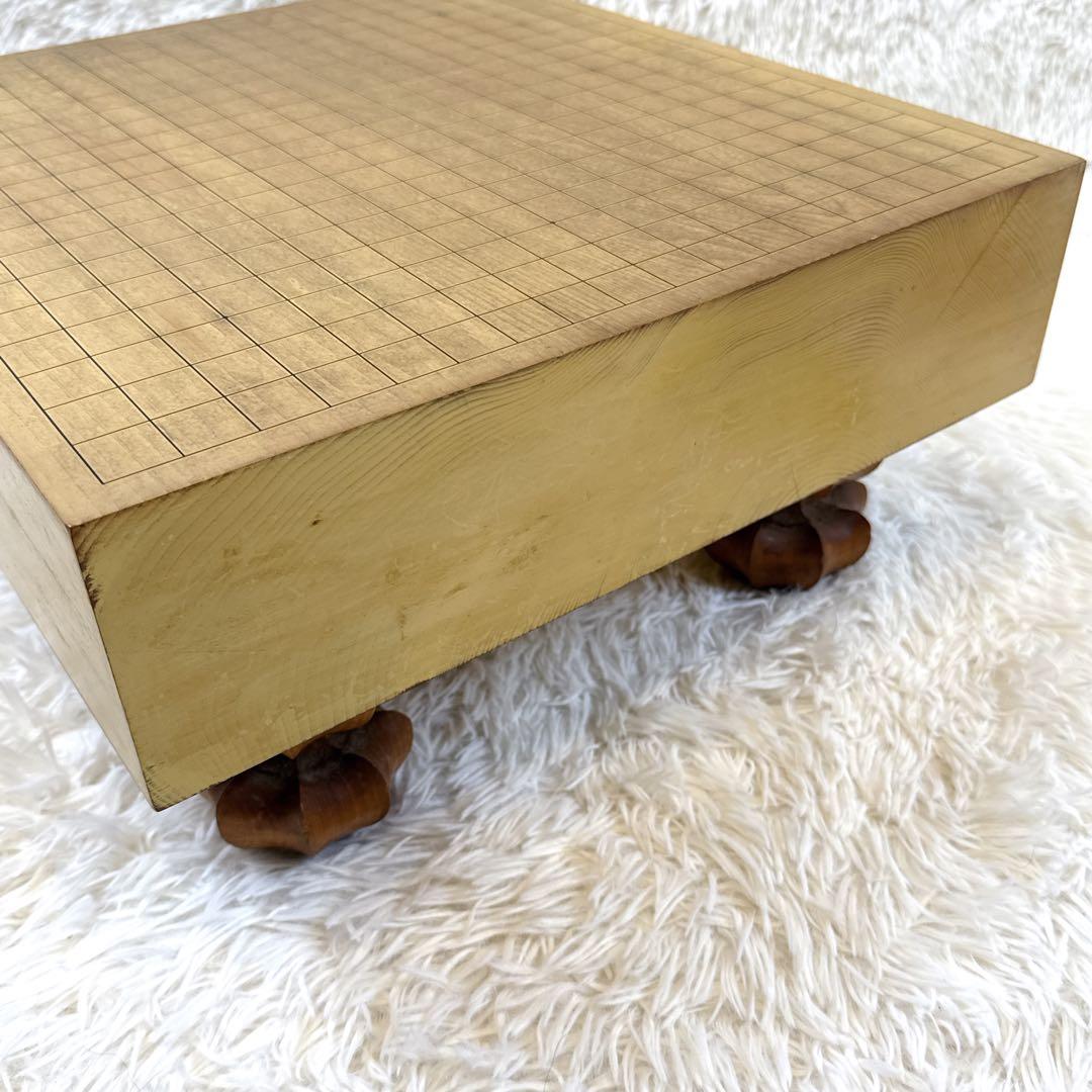 将棋盤　足つき　脚つき　へそあり　囲碁盤 蛤　那智黒　36号