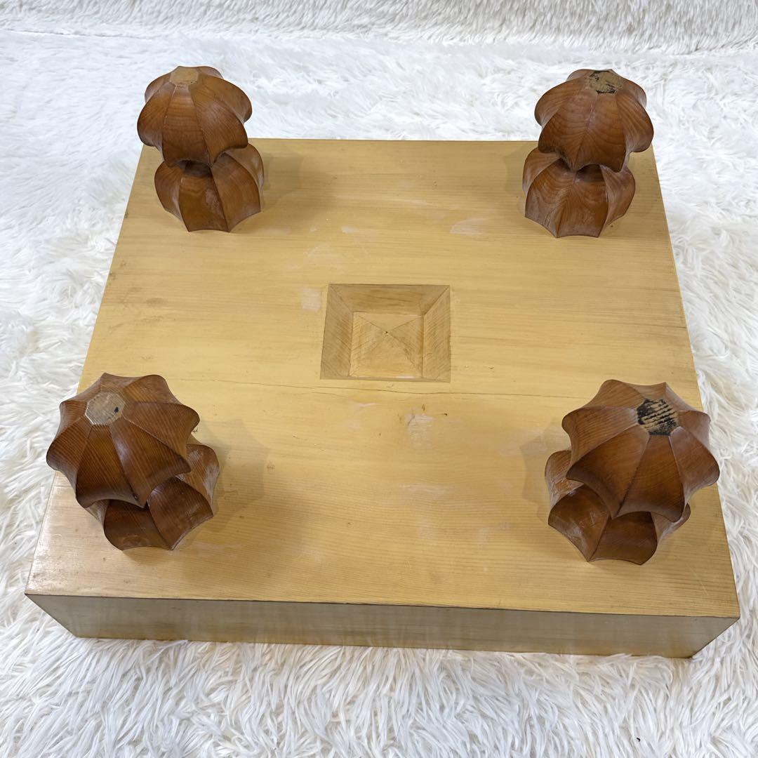 将棋盤　足つき　脚つき　へそあり　囲碁盤 蛤　那智黒　36号